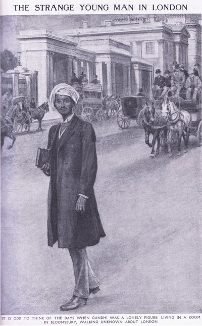 Een vreemde jonge man in Londen door Walter Stanley Paget